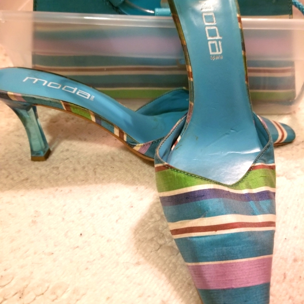 Women shoes with Hand Bag